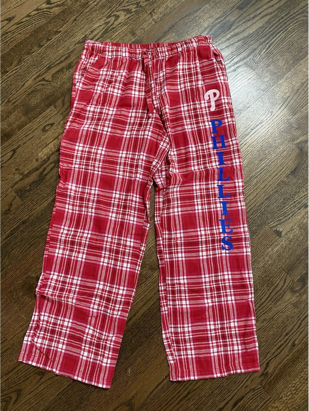 Concepts Sport Men's Philadelphia Phillies Red Flannel Lounge Sleep Pants Medium